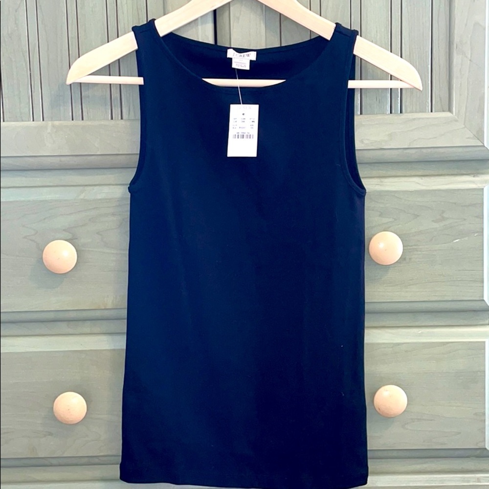 J.Crew Open Neck Everyday Black Cami XS